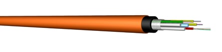 Fiberkabel Loose Tube 96XOS2 PE/PA orange