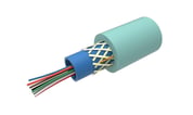 Fiberkabel Uni loose tube 12xOM4 LazrSPEED 550 inden-/udendørs Dca aqua Afmål