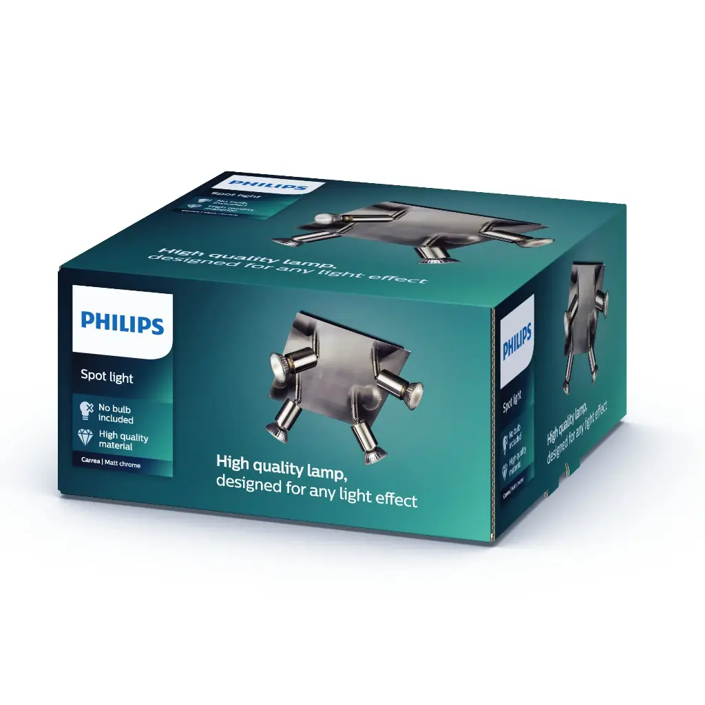 CARREA plate/spiral nickel 4x50W 230V