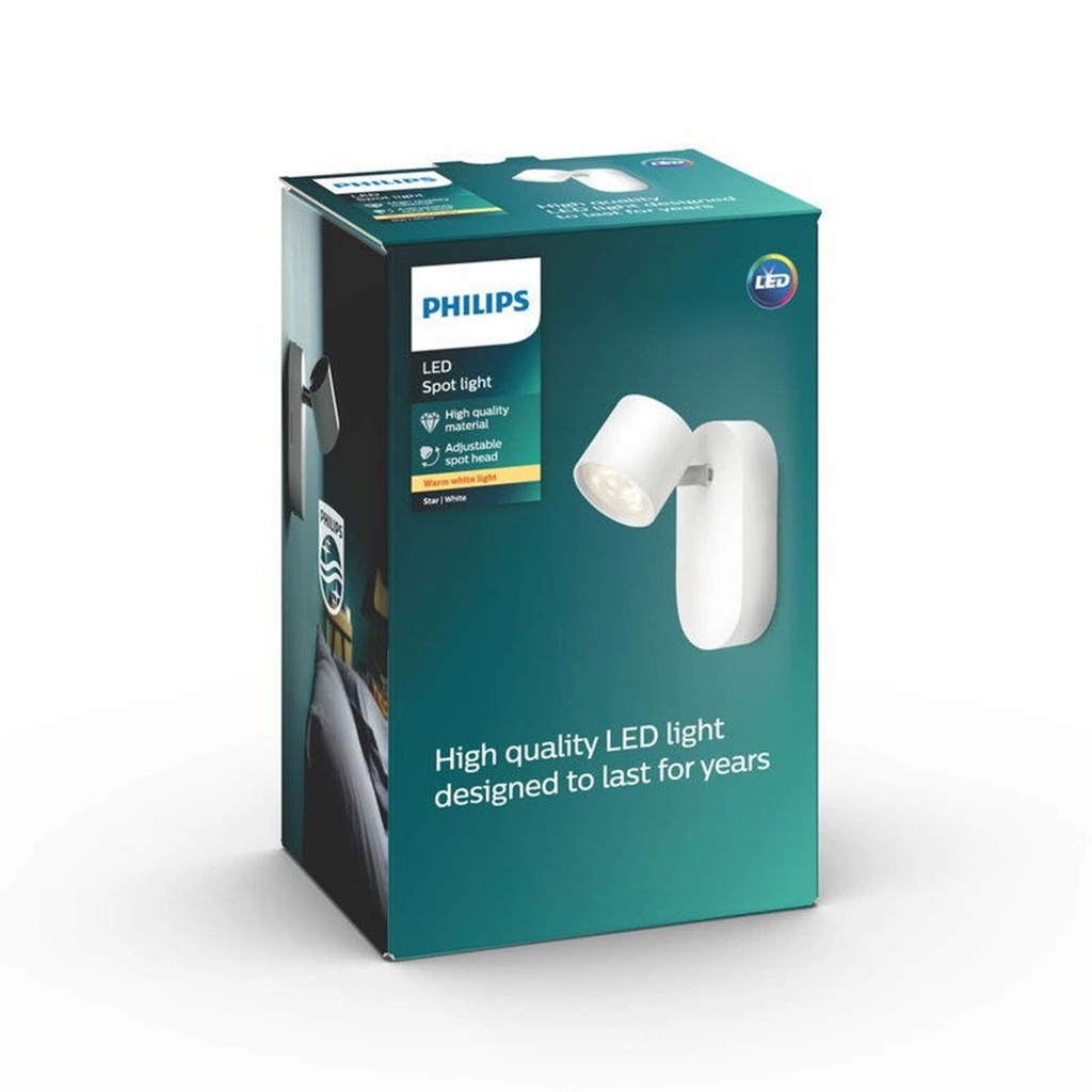 STAR single spot LED white 1x4W SELV