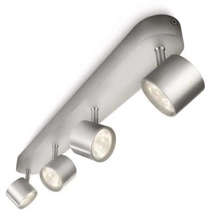 STAR bar/tube LED aluminium 4x4W SELV