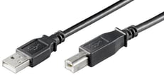 USB2.0 A-B kabel han-han 5m sort