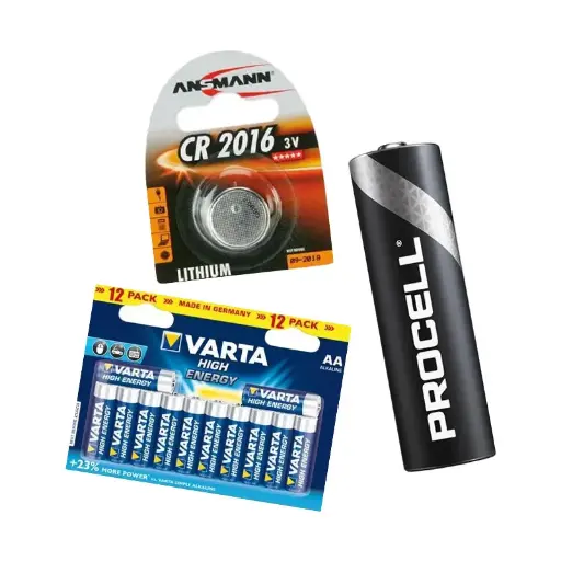 El materiel / Batterier