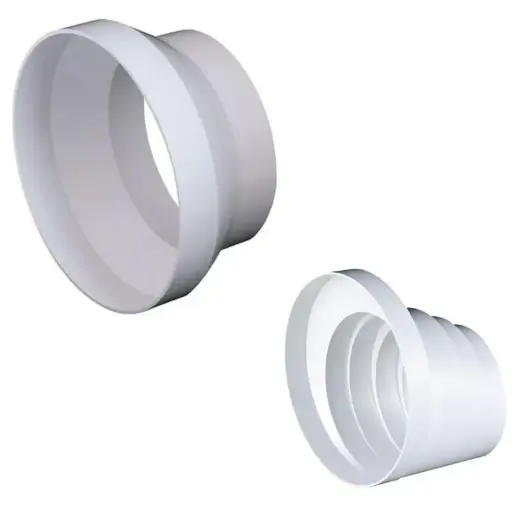 El materiel / Ventilation / Ventilationskanal/rør / Reduktion muffer