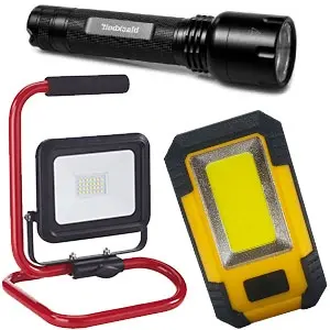 El materiel / Værktøj / Arbejdslys