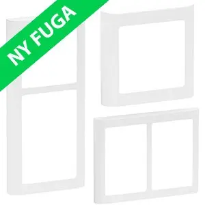 Lauritz Knudsen / LK. Fuga / LK Fuga Hvid / LK Fuga Rammer Hvid / LK Fuga SOFT 63 rammer - hvid