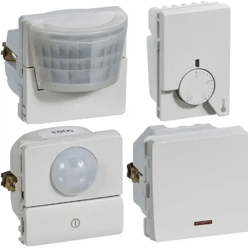 Lauritz Knudsen / LK. Fuga / LK Fuga Lysegrå / LK Pir,Timere/Hygrostater LG