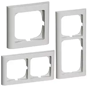 Lauritz Knudsen / LK. Fuga / LK Fuga Lysegrå / LK Fuga Rammer Lysegrå / LK Fuga Softline 63 rammer - lysegrå