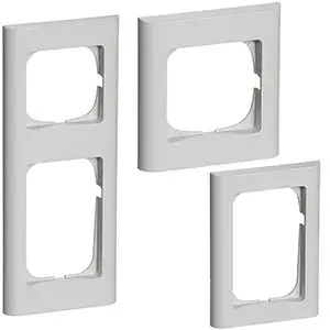 Lauritz Knudsen / LK. Fuga / LK Fuga Lysegrå / LK Fuga Rammer Lysegrå / LK Fuga Softline 68 rammer - lysegrå