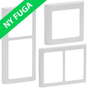 Lauritz Knudsen / LK. Fuga / LK Fuga Lysegrå / LK Fuga Rammer Lysegrå / LK Fuga SOFT 63 rammer - lysegrå