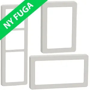 Lauritz Knudsen / LK. Fuga / LK Fuga Lysegrå / LK Fuga Rammer Lysegrå / LK Fuga BASE 63 rammer - lysegrå