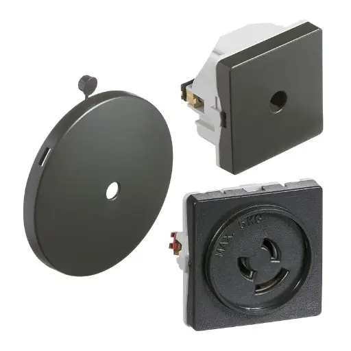 Lauritz Knudsen / LK. Fuga / LK Fuga Koksgrå / LK Fuga Lampeudtag KG