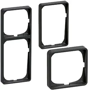 Lauritz Knudsen / LK. Fuga / LK Fuga Koksgrå / LK Fuga Rammer Koksgrå / LK Fuga Baseline 50 rammer - koksgrå