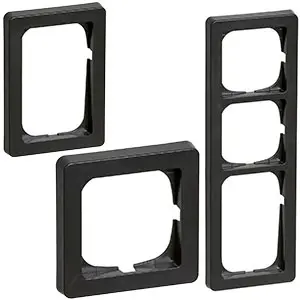 Lauritz Knudsen / LK. Fuga / LK Fuga Koksgrå / LK Fuga Rammer Koksgrå / LK Fuga Baseline 63 rammer - koksgrå