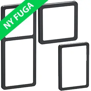 Lauritz Knudsen / LK. Fuga / LK Fuga Koksgrå / LK Fuga Rammer Koksgrå / LK Fuga SLIM 55 rammer - koksgrå