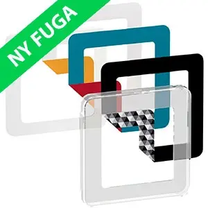 Lauritz Knudsen / LK. Fuga / LK Fuga Koksgrå / LK Fuga Rammer Koksgrå / LK Fuga CHOICE 68 rammer KG