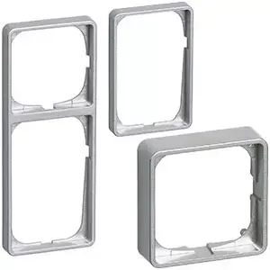 Lauritz Knudsen / LK. Fuga / LK Fuga stålmetallic rammer / LK Fuga Baseline 50 rammer - stålmetallic