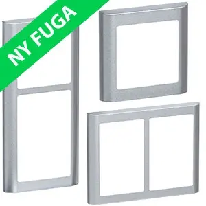 Lauritz Knudsen / LK. Fuga / LK Fuga stålmetallic rammer / LK Fuga SOFT 63 rammer - stålmetallic