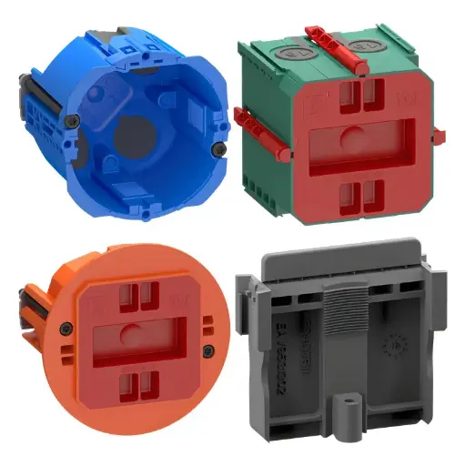 Lauritz Knudsen / LK. Væg- & Loftdåser / LK Fuga AIR vægdåser