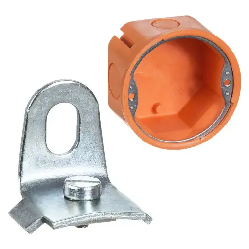 Lauritz Knudsen / LK. Væg- & Loftdåser / LK. PV Dåser (Pladevæg)