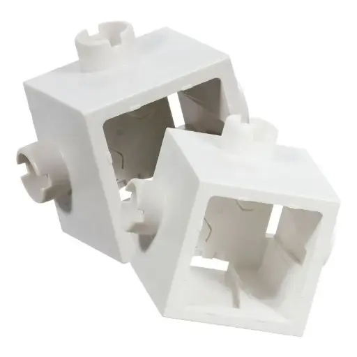 Lauritz Knudsen / LK. Væg- & Loftdåser / LK. Fuga Blankmursdåser