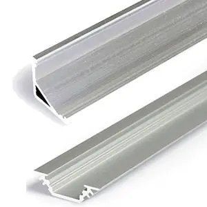 LED / LED Strips / Alu profiler til LED bånd / Aluprofiler til hjørne