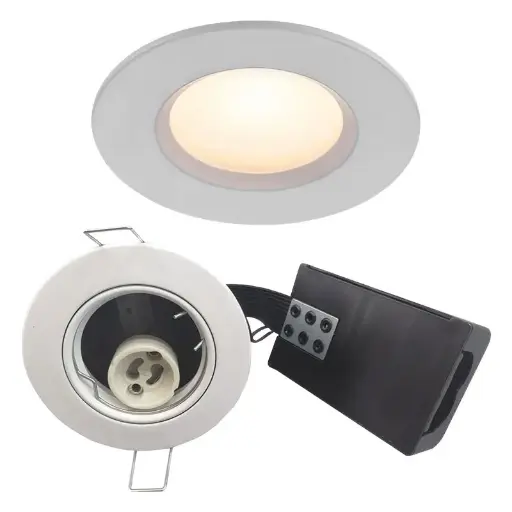 Belysning / Spots / Spots i Hvid, Rund