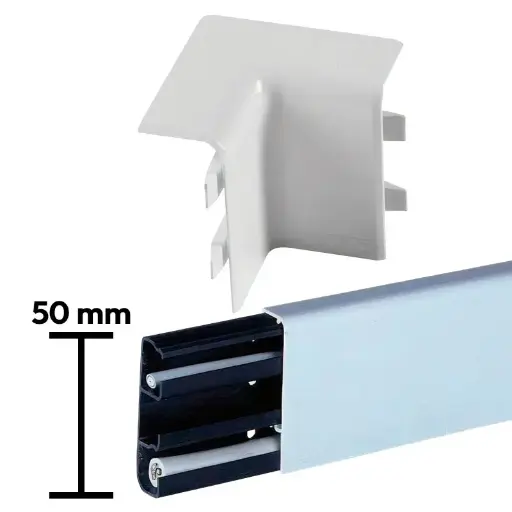 Kabler, Rør & Kanaler / Kanal / Fodpanel - Tehalit / Fodpanel Tehalit 20 / 50 og tilbehør