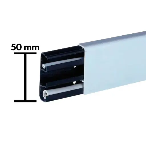 Kabler, Rør & Kanaler / Kanal / Fodpanel - REHAU / Fodpanel REHAU 20 / 50 og tilbehør