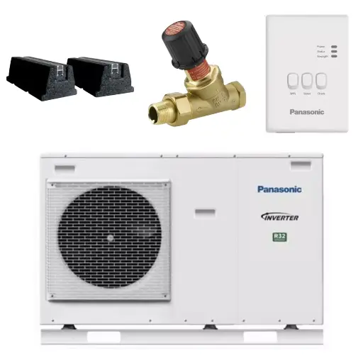 Hus og have / Varmepumper / Luft til vand - Uden buffertank / inkl. Tilbehør u. varmvandsbeholder og buffertank