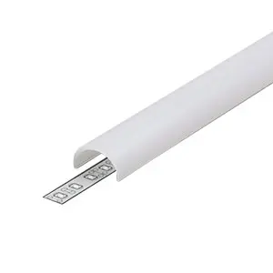 LED / LED Strips / Alu profiler til LED bånd / Afskærmning til aluprofil / D afskærmning