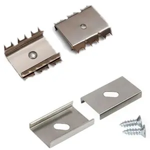 LED / LED Strips / Alu profiler til LED bånd / Montagebeslag til alupro / Montagebeslag U
