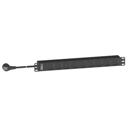 [0412300547] Powerpanel 19" 9 stikdåse dansk stik 1HE