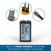 [7894100151] Batteri pro 9V 300 MAH genopladelig