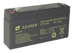 [7894100766] Blybatteri 6V-1,3AH 97X24X52 F1