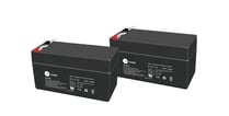 [7894104209] Bly Akku 12V-1,3 Ah K2 - 2 pak