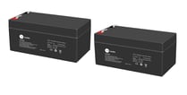 [7894104238] Bly Akku K2 12V-3,2 Ah T1 - 2 pak
