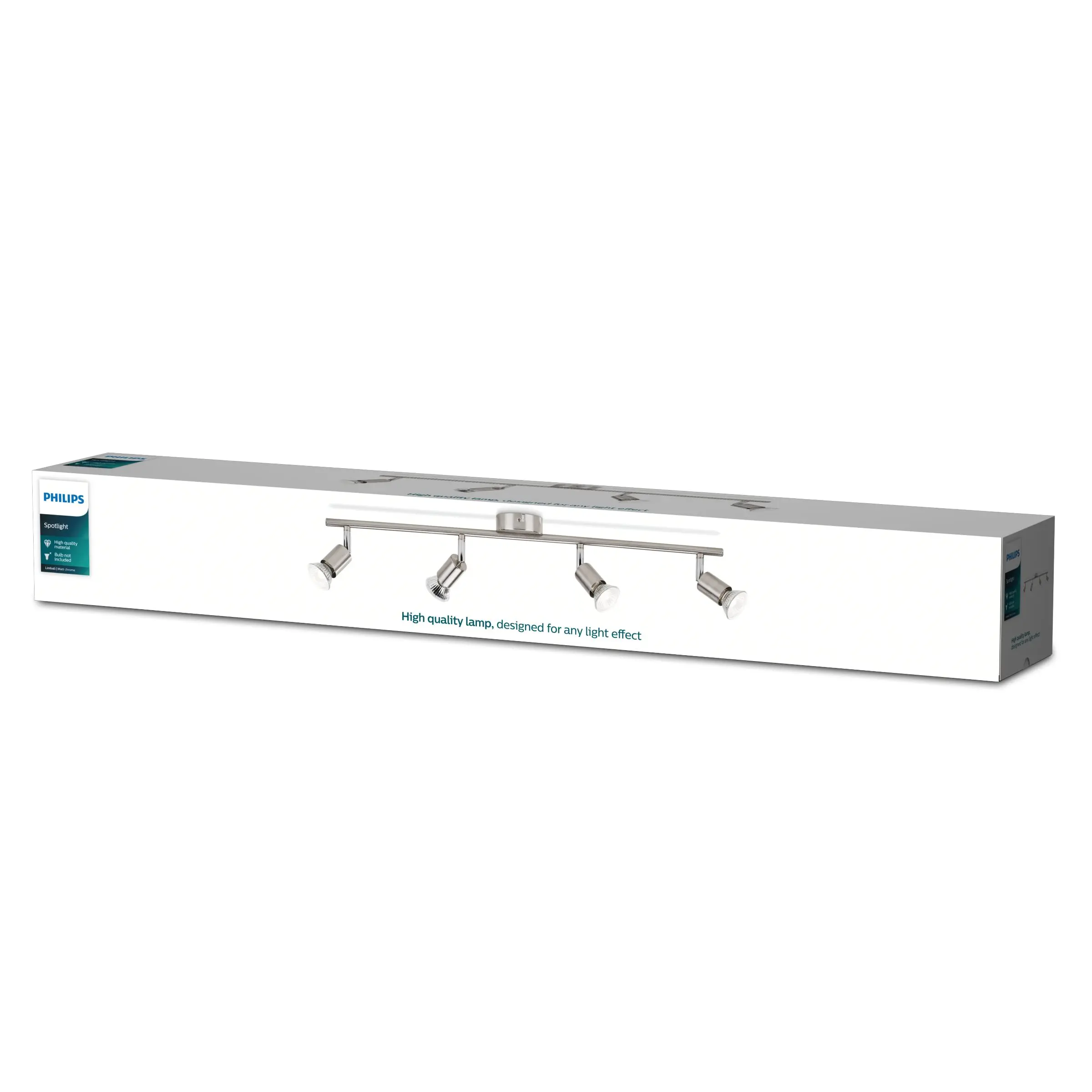 PHILIPS Limbali Bar GU10 (Max 4x50W) Nickel