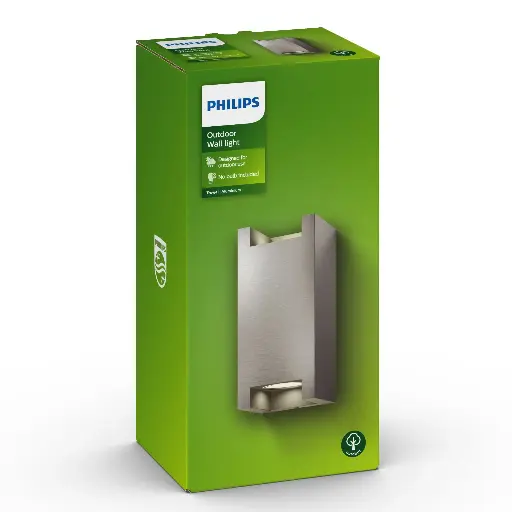 [SIG915005361401] Trowel wall lantern aluminium 2x5W 230V