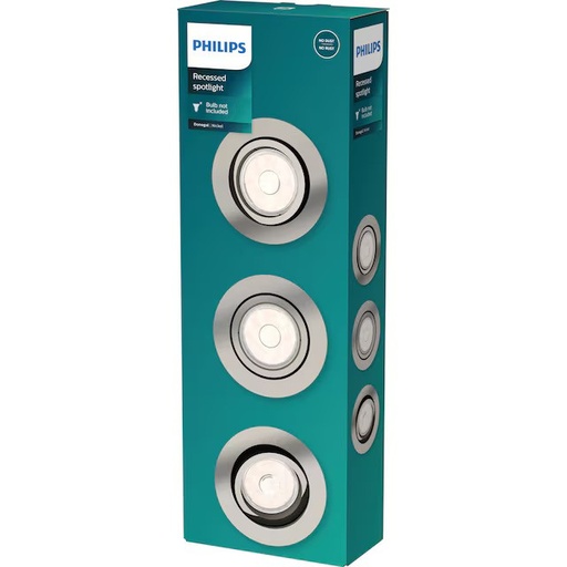 [SIG915005423531] DONEGAL recessed nickel 3xNW 230V