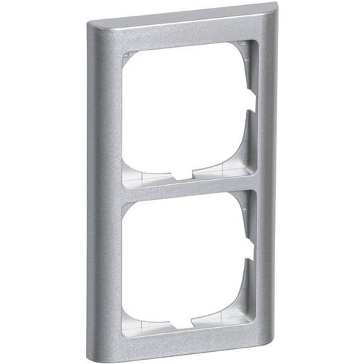 [1017039539] LK Fuga ramme Softline 63 2m lodret - stålmetallic