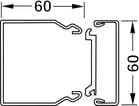 [7936002324] Kabelkanal komplet stål LFS600600VERZ