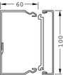 [7936002337] Kabelkanal komplet stål LFS601000VERZ