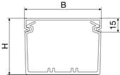 [7936041288] Ledningskanal opslidset