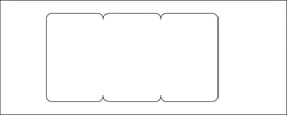 [7936056338] Lågudsnit 3 moduler Fuga for BRH70132 250mm perlehvid