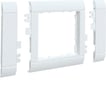 [7936094235] Ramme 80mm M55 RAL9016 u. skriftfelt