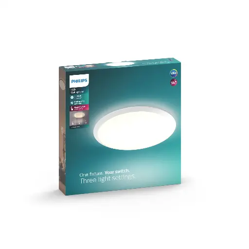 [SIG915005676601] CAVANAL 27K ceiling lamp white 1x18W 230