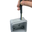 [8212097010] Membrandåse JB 2,5 mm2 IP65 hvid