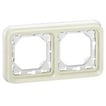 [8717102332] Plexo ramme f/ planforsænkning 4m ip55 hvid vandret
