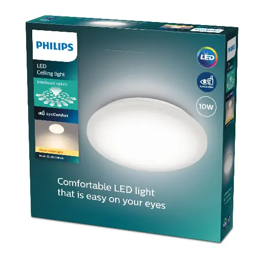 [SIG915005778201] Philips CL200 loftlampe Ø250 mm 10W 2700K, hvid